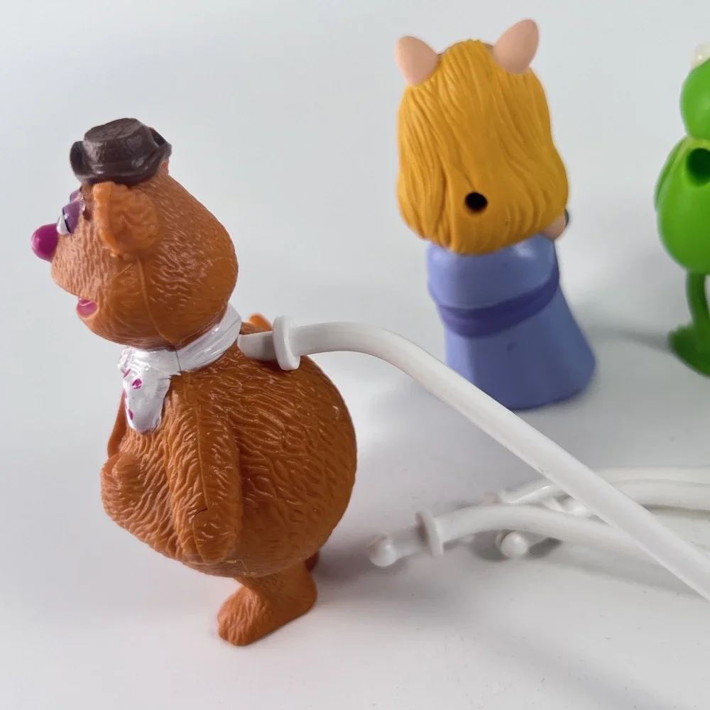 Henson - Kermit, Fozzy , Miss Piggy, Ralph - Muppets‎ - Movable Legs VTG 1978